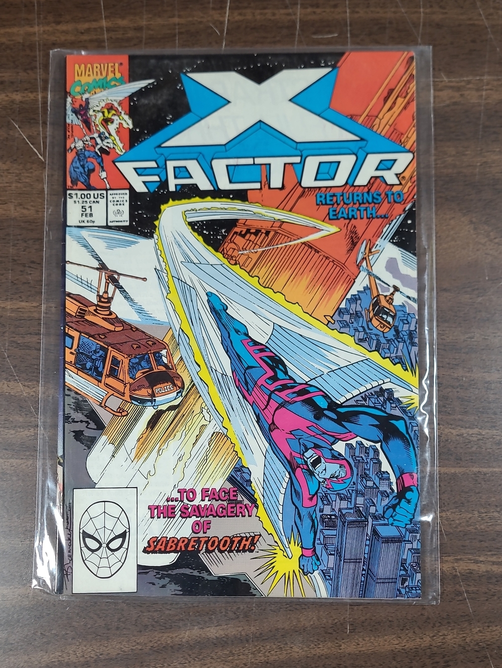 Marvel X-Factor Comic Book #51 February 1990 Bagged